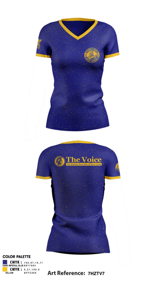 Women's Short Sleeve Vneck Shirt, Terra Linda High School Cheer, Cheer, Teamtime, Team time, sublimation, custom sports apparel, team uniforms, spirit wear, spiritwear, sports uniforms, custom shirts, team store, custom team store, fundraiser sports, apparel fundraiser