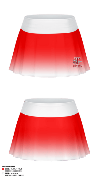 Skort, Tucson High Magnet School Tennis, Tennis, Teamtime, Team time, sublimation, custom sports apparel, team uniforms, spirit wear, spiritwear, sports uniforms, custom shirts, team store, custom team store, fundraiser sports, apparel fundraiser