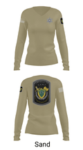 C.E.R.T. 35193736 Women's Long Sleeve V-neck Shirt - 42
