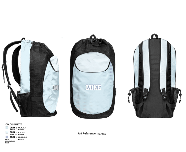 Gear Bag, Mike, Football, Teamtime, Team time, sublimation, custom sports apparel, team uniforms, spirit wear, spiritwear, sports uniforms, custom shirts, team store, custom team store, fundraiser sports, apparel fundraiser