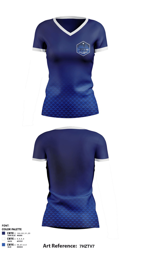 Women's Short Sleeve Vneck Shirt, Philly Face-Off League, Spirit Store, Teamtime, Team time, sublimation, custom sports apparel, team uniforms, spirit wear, spiritwear, sports uniforms, custom shirts, team store, custom team store, fundraiser sports, apparel fundraiser