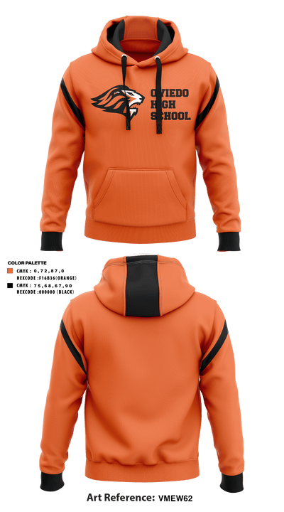 Oviedo High School Track and Field 85339040 Hoodie - 1