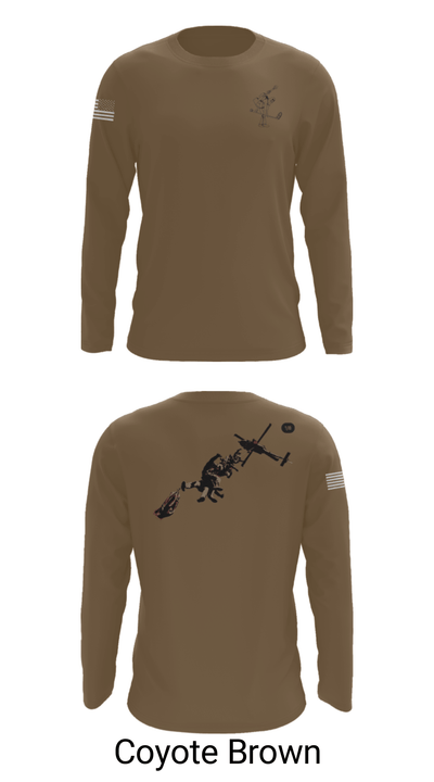 Platoon 2-1-1 26077523 Long Sleeve Performance Shirt - 14