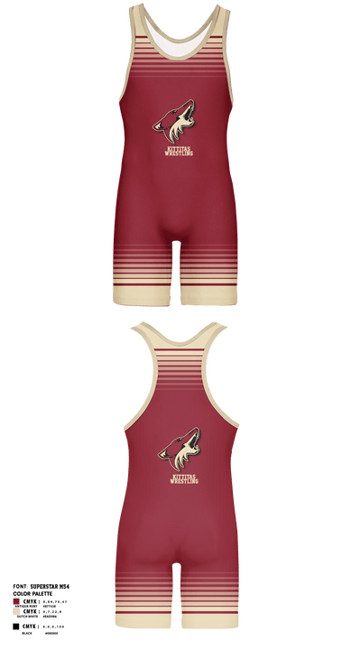 Kittitas Middle School Wrestling 91304160 Wrestling Singlet - 1