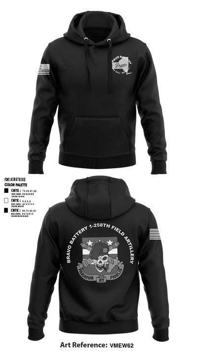 Bravo Battery 1-258 FA 6342308 Hoodie - 50