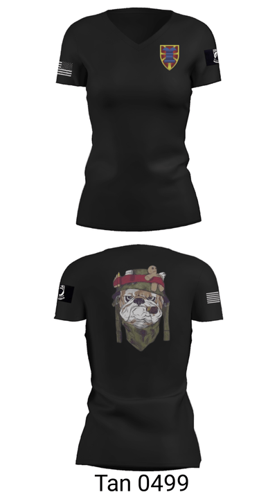 359th ICTC 57299121 Women's Short Sleeve V-neck Shirt - 23