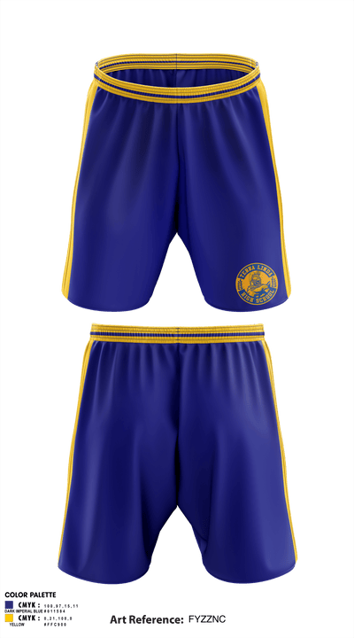 Terra Linda High School Cheer 86176617 Athletic Shorts With Pockets - 1