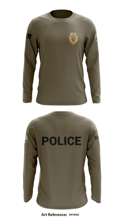 TAYLORSVILLE POLICE DEPARTMENT LT 27466887 Long Sleeve Performance Shirt - 8