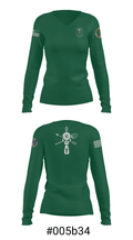 Spec Ops 73270232 Women's Long Sleeve V-neck Shirt - 37
