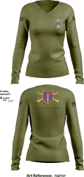3RD SFAB 57965027 Women's Long Sleeve V-neck Shirt - 4