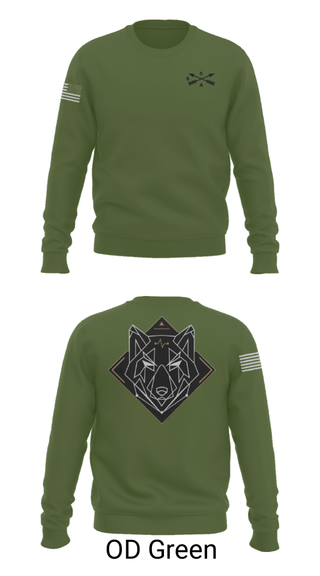 Crew Neck Sweatshirt, , Army, Teamtime, Team time, sublimation, custom sports apparel, team uniforms, spirit wear, spiritwear, sports uniforms, custom shirts, team store, custom team store, fundraiser sports, apparel fundraiser