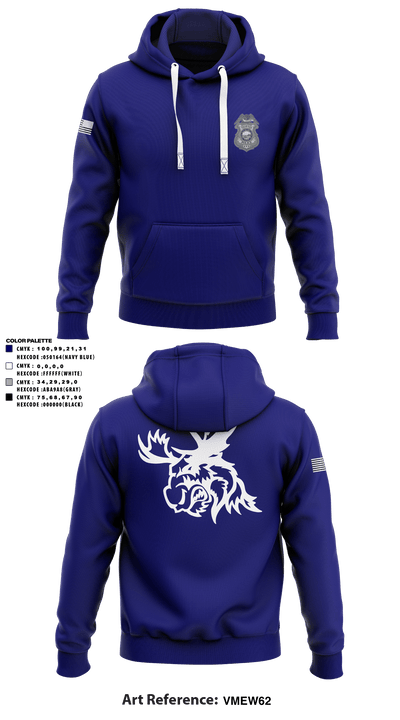 SPD TACTICAL RESPONSE TEAM 13504986 Hoodie - 1