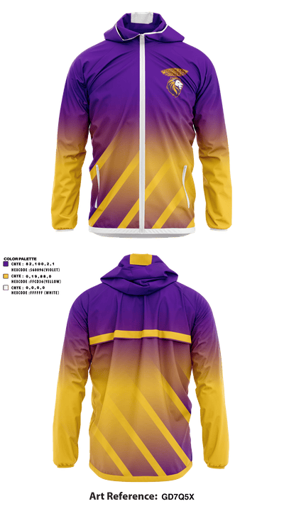 Woodcrest Christian School  Soccer 17464867 Windbreaker - 1