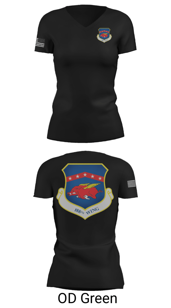 Women's Short Sleeve Vneck Shirt, , Air Force, Teamtime, Team time, sublimation, custom sports apparel, team uniforms, spirit wear, spiritwear, sports uniforms, custom shirts, team store, custom team store, fundraiser sports, apparel fundraiser