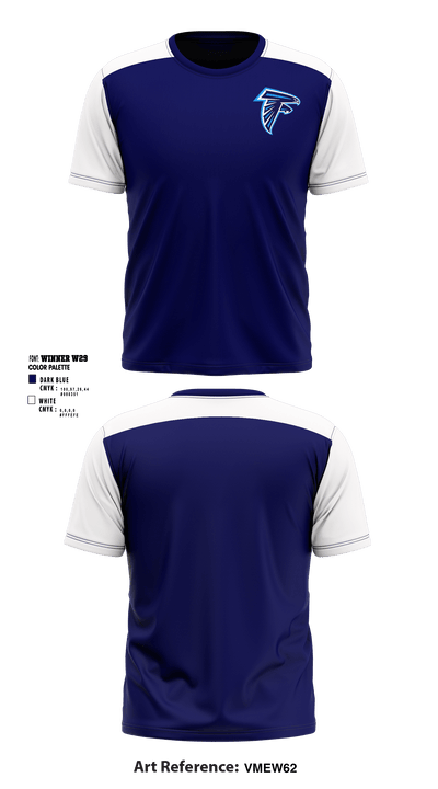 Bertie High School Cheer 80962560 Short Sleeve Performance Shirt - 1