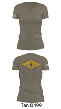 Resource Management Training Battalion 37478088 Women's Short Sleeve V-neck Shirt - 23