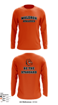Waldron High School Track 38428946 Long Sleeve Performance Shirt - 6