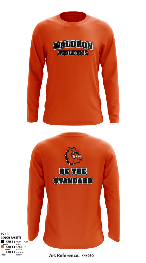 Long Sleeve Performance Shirt, Waldron High School Track, Track & Field, Teamtime, Team time, sublimation, custom sports apparel, team uniforms, spirit wear, spiritwear, sports uniforms, custom shirts, team store, custom team store, fundraiser sports, apparel fundraiser