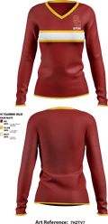 University Of Southern California Diving 38780209 Women's Long Sleeve V-neck Shirt - 2