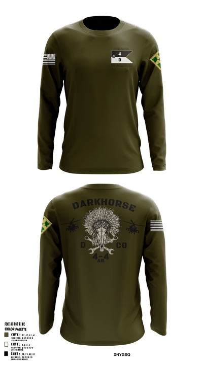 4-4 AB Shops 89728226 Long Sleeve Performance Shirt - 7