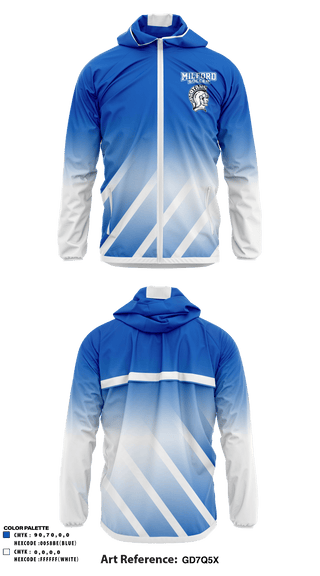Windbreaker, Milford High School Soccer, Men's Soccer, Teamtime, Team time, sublimation, custom sports apparel, team uniforms, spirit wear, spiritwear, sports uniforms, custom shirts, team store, custom team store, fundraiser sports, apparel fundraiser