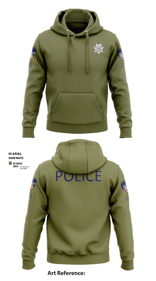 Hoodie, Willits Little Lake JRTF, Police, Teamtime, Team time, sublimation, custom sports apparel, team uniforms, spirit wear, spiritwear, sports uniforms, custom shirts, team store, custom team store, fundraiser sports, apparel fundraiser