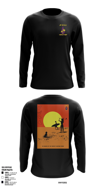 HHC, 2ND BN, 3RD SFAB 35059132 Long Sleeve Performance Shirt - 53