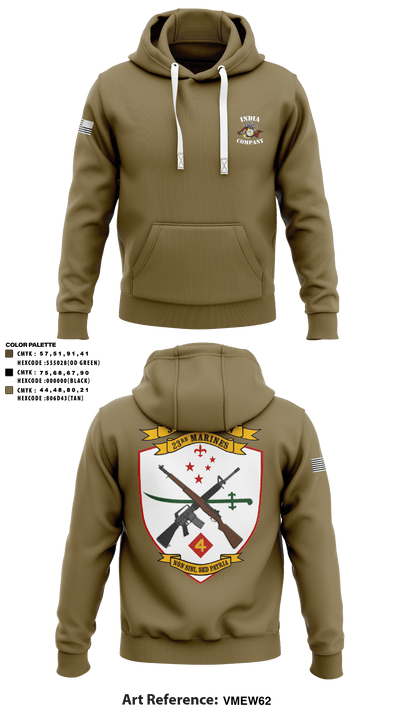 India Co 3/23 14123595 Hoodie - 3