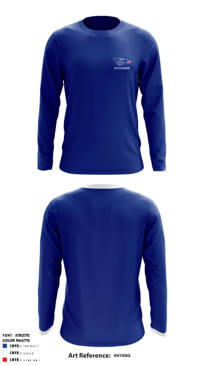 Hutchinson Community College Volleyball 14937027 Long Sleeve Performance Shirt - 2