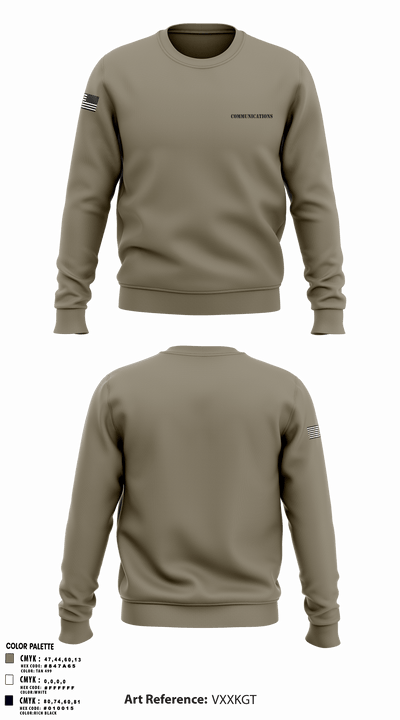 Communications 90043966 Crew Neck Sweatshirt - 1