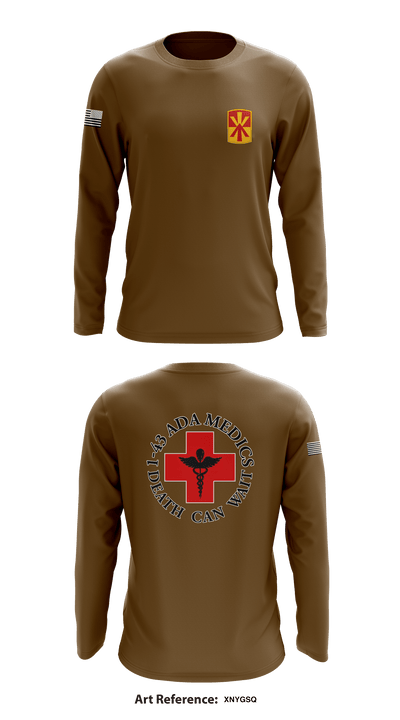 Medics, 1-43 ADA 28999239 Long Sleeve Performance Shirt - 4