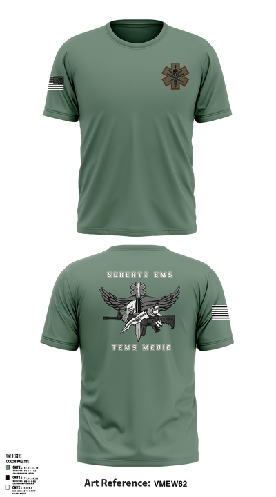 Schertz SWAT 48439829 Short Sleeve Performance Shirt - 3