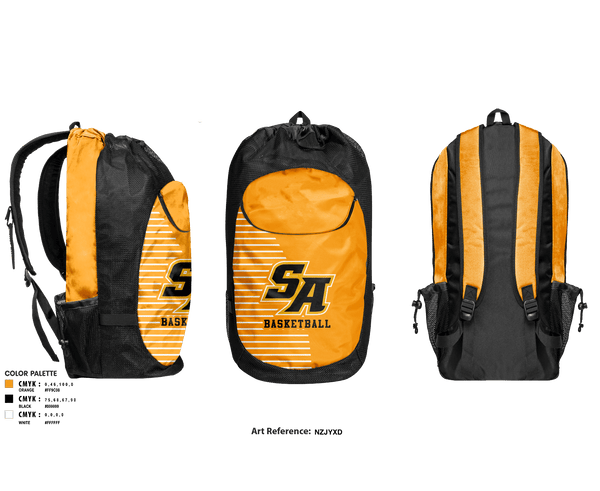Gear Bag, Saint Anthony'S High School Basketball, Women's Basketball, Teamtime, Team time, sublimation, custom sports apparel, team uniforms, spirit wear, spiritwear, sports uniforms, custom shirts, team store, custom team store, fundraiser sports, apparel fundraiser
