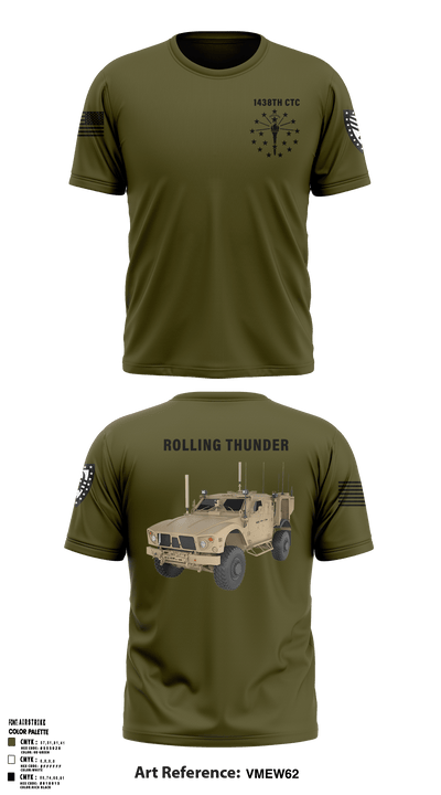 1438th CTC 23042169 Short Sleeve Performance Shirt - 1