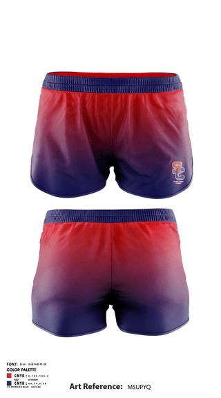 Women's Shorts, Sandy Creek High School Dance, Cheer, Teamtime, Team time, sublimation, custom sports apparel, team uniforms, spirit wear, spiritwear, sports uniforms, custom shirts, team store, custom team store, fundraiser sports, apparel fundraiser