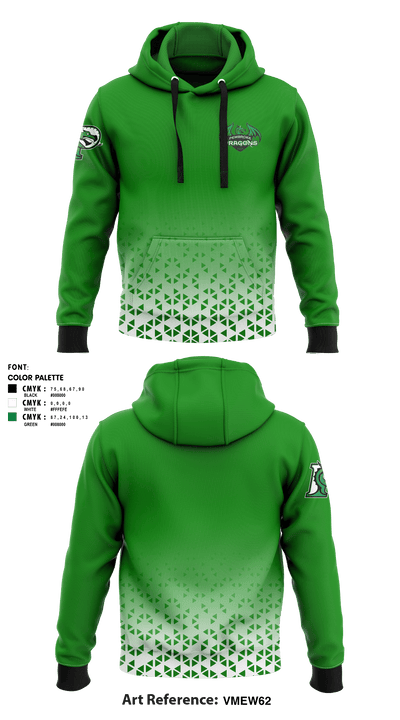 Pembroke High School Diving 5021020 Hoodie - 1