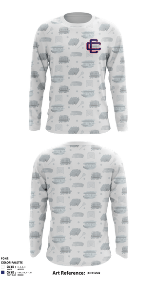 Long Sleeve Shooting Shirt, Central Catholic High School Lacrosse, Men's Lacrosse, Teamtime, Team time, sublimation, custom sports apparel, team uniforms, spirit wear, spiritwear, sports uniforms, custom shirts, team store, custom team store, fundraiser sports, apparel fundraiser
