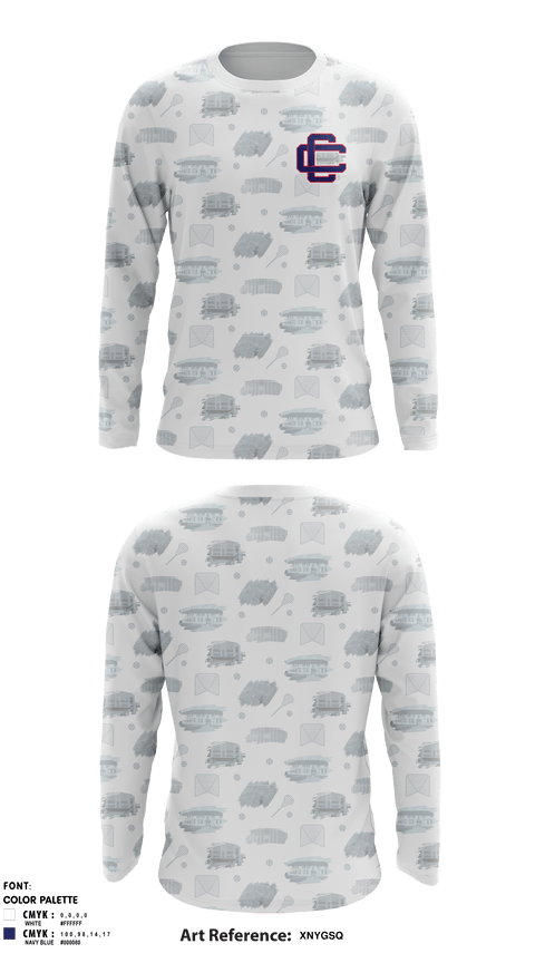 Long Sleeve Shooting Shirt, Central Catholic High School Lacrosse, Men's Lacrosse, Teamtime, Team time, sublimation, custom sports apparel, team uniforms, spirit wear, spiritwear, sports uniforms, custom shirts, team store, custom team store, fundraiser sports, apparel fundraiser