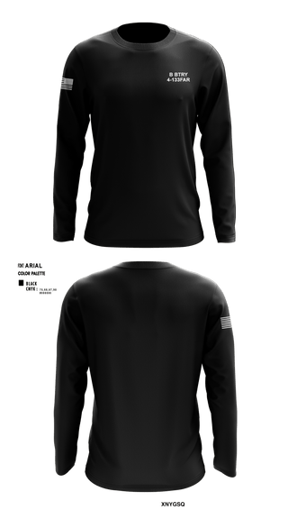 Long Sleeve Performance Shirt, B BTRY 4-133FAR, Army, Teamtime, Team time, sublimation, custom sports apparel, team uniforms, spirit wear, spiritwear, sports uniforms, custom shirts, team store, custom team store, fundraiser sports, apparel fundraiser