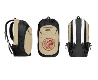 Gear Bag, Carver Middle School Basketball, Men's Basketball, Teamtime, Team time, sublimation, custom sports apparel, team uniforms, spirit wear, spiritwear, sports uniforms, custom shirts, team store, custom team store, fundraiser sports, apparel fundraiser
