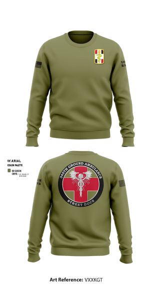 Crew Neck Sweatshirt, , Army, Teamtime, Team time, sublimation, custom sports apparel, team uniforms, spirit wear, spiritwear, sports uniforms, custom shirts, team store, custom team store, fundraiser sports, apparel fundraiser