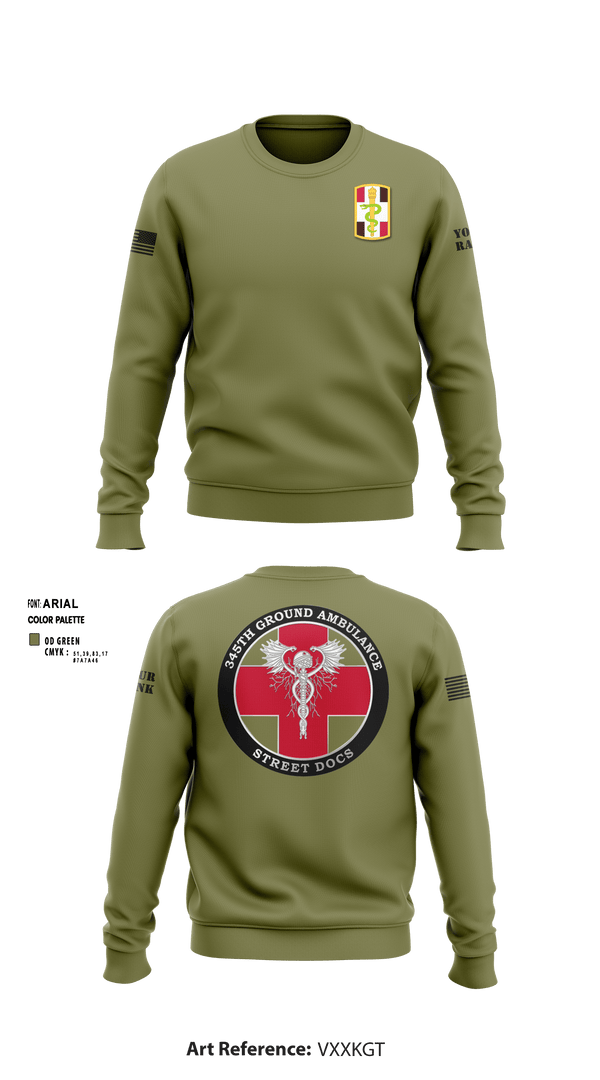 Crew Neck Sweatshirt, , Army, Teamtime, Team time, sublimation, custom sports apparel, team uniforms, spirit wear, spiritwear, sports uniforms, custom shirts, team store, custom team store, fundraiser sports, apparel fundraiser