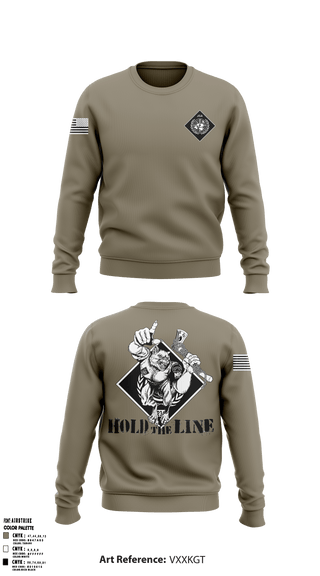 Crew Neck Sweatshirt, , Army, Teamtime, Team time, sublimation, custom sports apparel, team uniforms, spirit wear, spiritwear, sports uniforms, custom shirts, team store, custom team store, fundraiser sports, apparel fundraiser