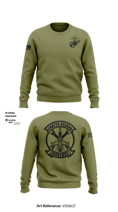 Oceana Marines 61589577 Crew Neck Sweatshirt - 9