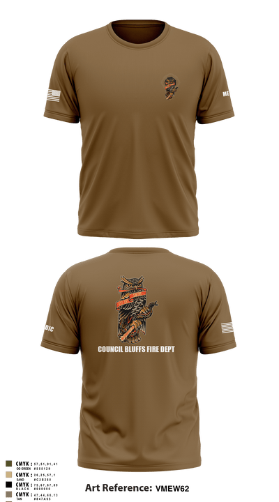 CBFD tac medics 89329509 Short Sleeve Performance Shirt - 2