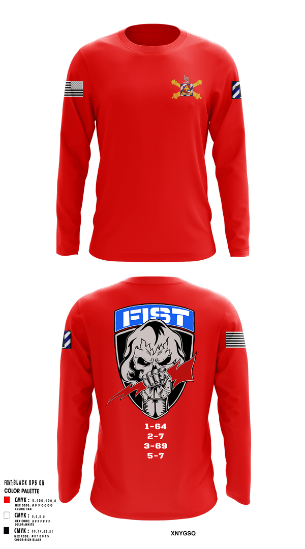 Long Sleeve Performance Shirt, 1-41 FA, Army, Teamtime, Team time, sublimation, custom sports apparel, team uniforms, spirit wear, spiritwear, sports uniforms, custom shirts, team store, custom team store, fundraiser sports, apparel fundraiser