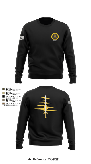 Crew Neck Sweatshirt, , Army, Teamtime, Team time, sublimation, custom sports apparel, team uniforms, spirit wear, spiritwear, sports uniforms, custom shirts, team store, custom team store, fundraiser sports, apparel fundraiser