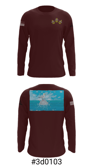 Long Sleeve Performance Shirt, , Navy, Teamtime, Team time, sublimation, custom sports apparel, team uniforms, spirit wear, spiritwear, sports uniforms, custom shirts, team store, custom team store, fundraiser sports, apparel fundraiser