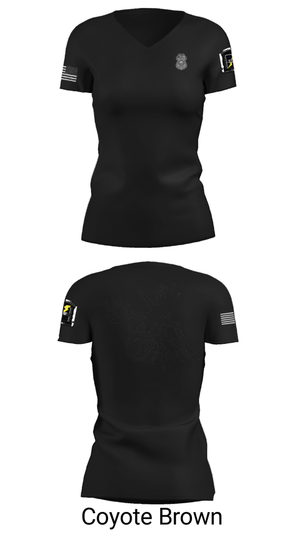 Women's Short Sleeve Vneck Shirt, , Police, Teamtime, Team time, sublimation, custom sports apparel, team uniforms, spirit wear, spiritwear, sports uniforms, custom shirts, team store, custom team store, fundraiser sports, apparel fundraiser