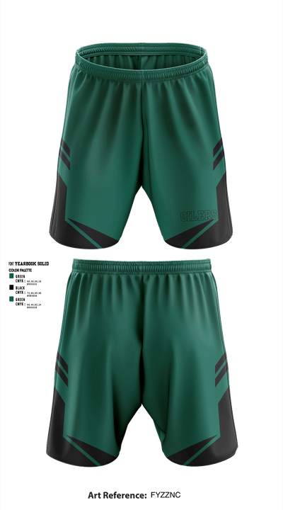 Oilers 58159481 Athletic Shorts With Pockets - 1